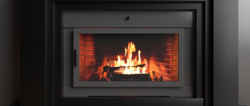 Inside of Gas Fireplace